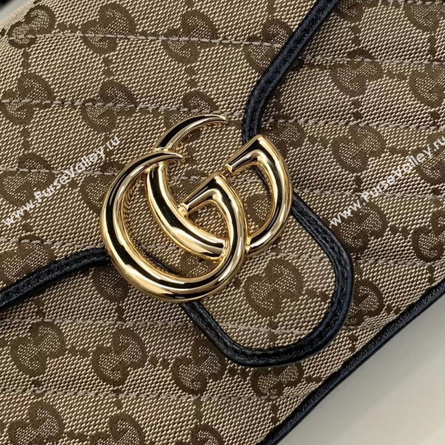 Gucci GG Supreme canvas Mini Top Handle Bag 583571 Black