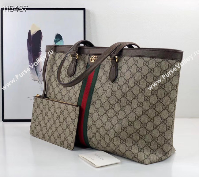 Gucci Ophidia series medium GG Tote Bag 631685 brown