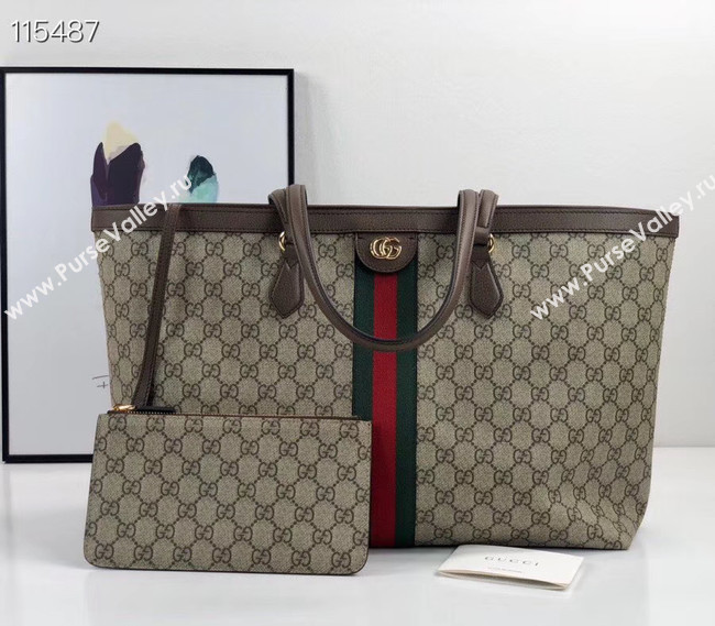 Gucci Ophidia series medium GG Tote Bag 631685 brown