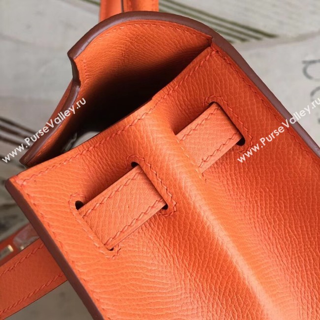 Hermes original Kelly Epsom Leather KL32 orange