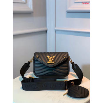 LOUIS VUITTON NEW WAVE Shoulder Bag M56466 black