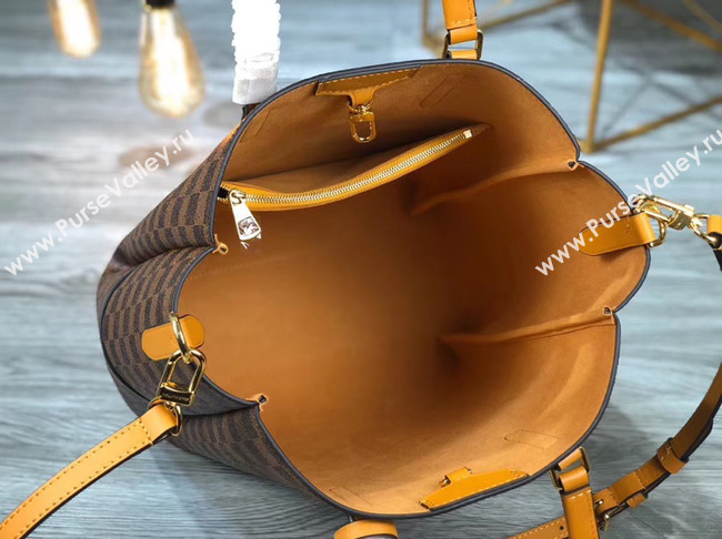 Louis Vuitton Damier Ebene Canvas Original Leather M62094 brown