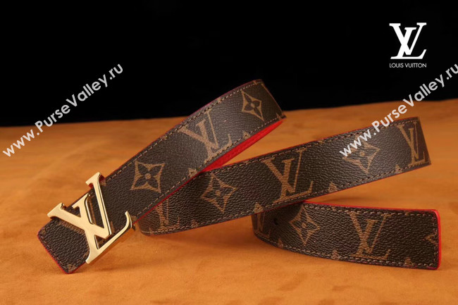Louis Vuitton Leather Belt M0198W 30MM