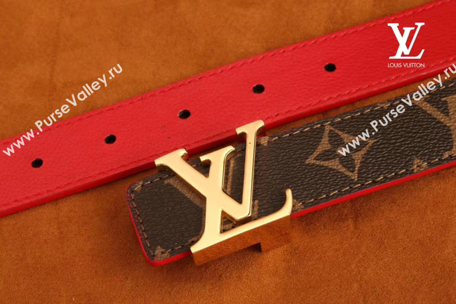 Louis Vuitton Leather Belt M0198W 30MM