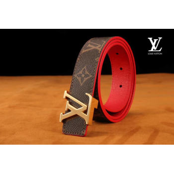 Louis Vuitton Leather Belt M0198W 30MM