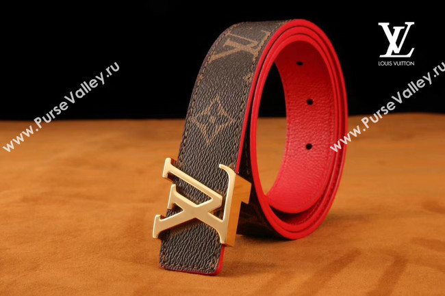 Louis Vuitton Leather Belt M0198W 30MM