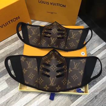 Louis Vuitton Monogram Canvas Masks M6666 Black