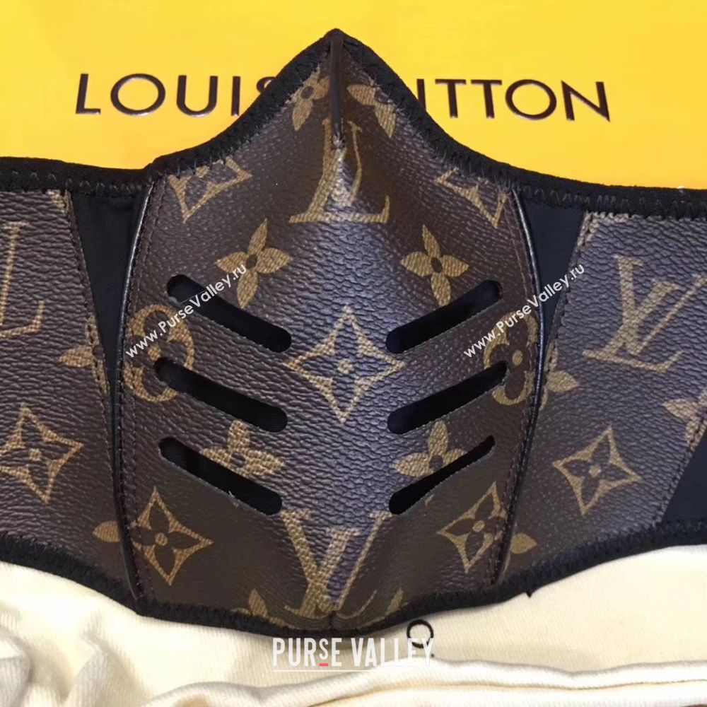 Louis Vuitton Monogram Canvas Masks M6666 Black
