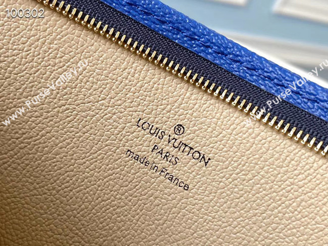 Louis Vuitton Monogram Canvas Original Leather M68137 blue