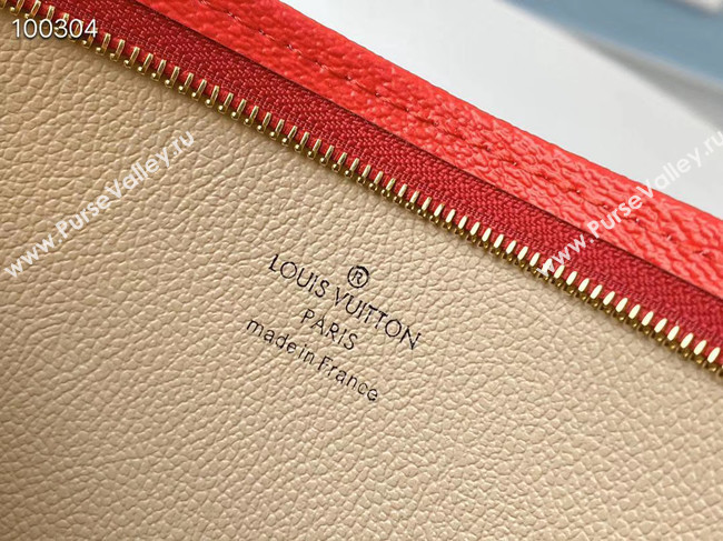 Louis Vuitton Monogram Canvas Original Leather M68137 red