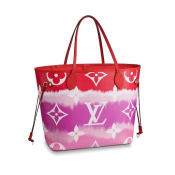 Louis Vuitton Monogram Canvas Original NEVERFULL M45128 Red