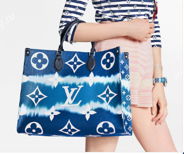 Louis Vuitton Monogram Canvas Original ONTHEGO M45119 blue