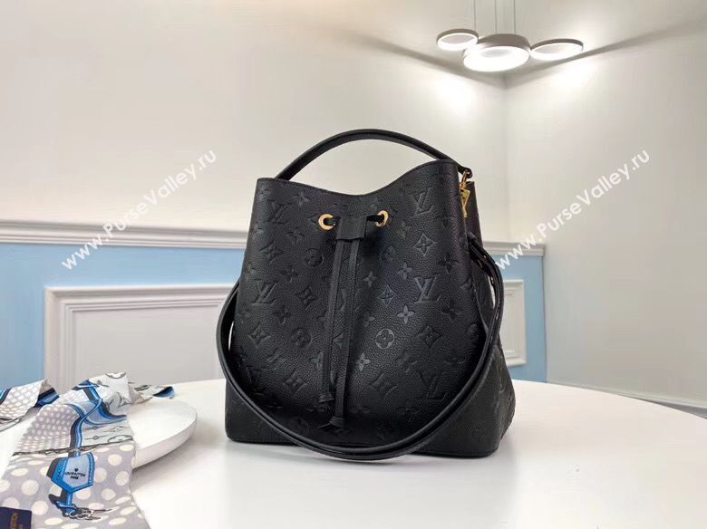 Louis Vuitton Monogram Empreinte Neonoe Original Leather M45256 Black