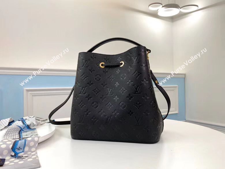 Louis Vuitton Monogram Empreinte Neonoe Original Leather M45256 Black