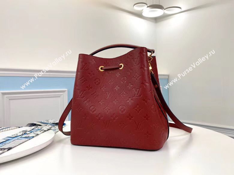 Louis Vuitton Monogram Empreinte Neonoe Original Leather M45256 Red