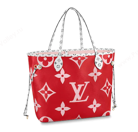 Louis Vuitton Original Monogram Canvas NEVERFULL MM M44567 Red