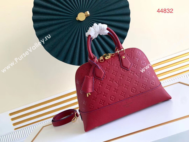 Louis Vuitton Original Monogram Empreinte NEO ALMA PM M44832 red