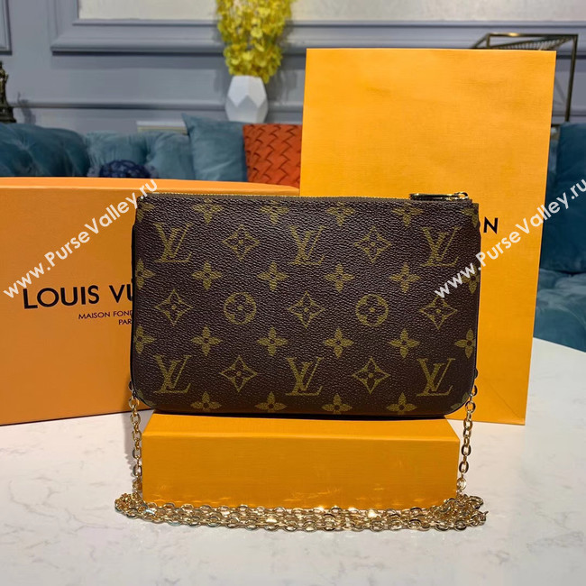 Louis Vuitton POCHETTE DOUBLE ZIP Chain bag M63905