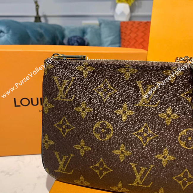 Louis Vuitton POCHETTE DOUBLE ZIP Chain bag M63905