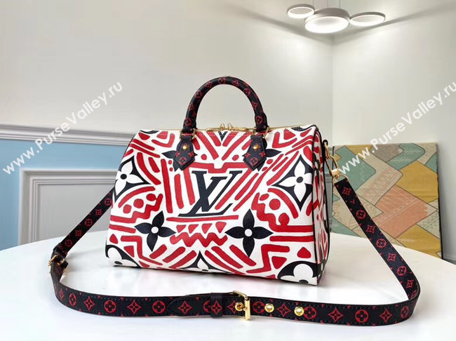 Louis Vuitton SPEEDY BANDOULIERE 30 M44572 red