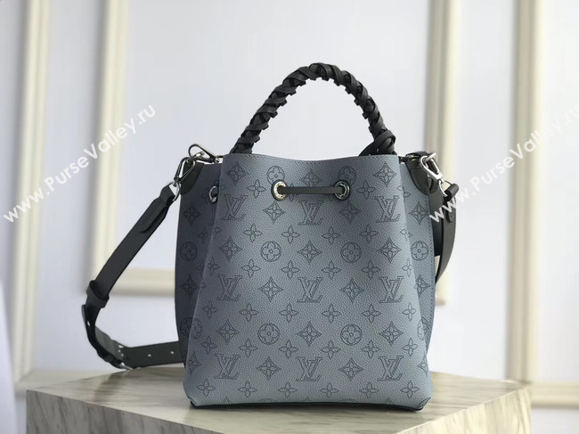 Louis Vuitton original Mahina Leather MURIA M55800 blue