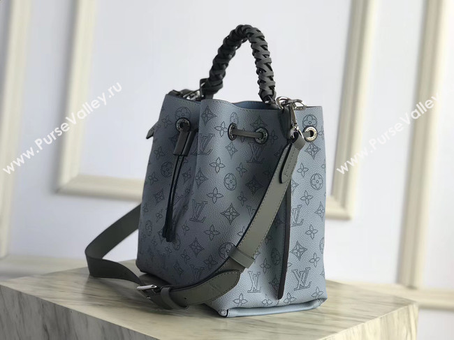 Louis Vuitton original Mahina Leather MURIA M55800 blue