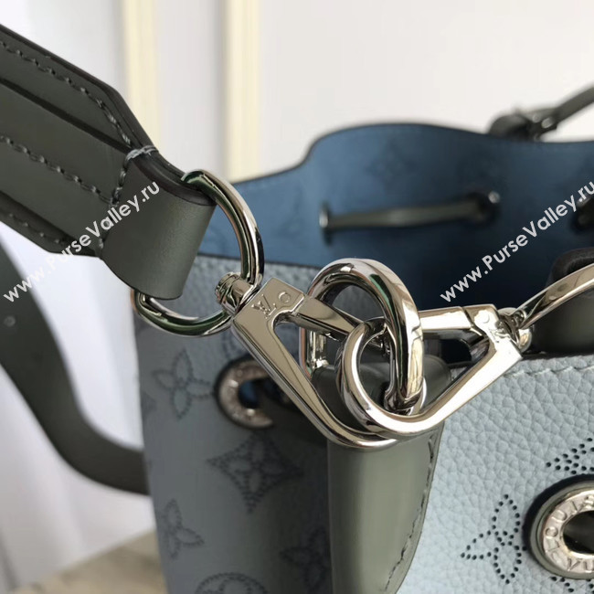 Louis Vuitton original Mahina Leather MURIA M55800 blue