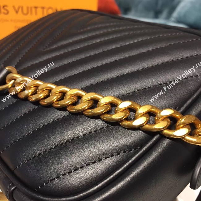 Louis Vuitton Original Leather NEW WAVE Camera Bag M53682 Black