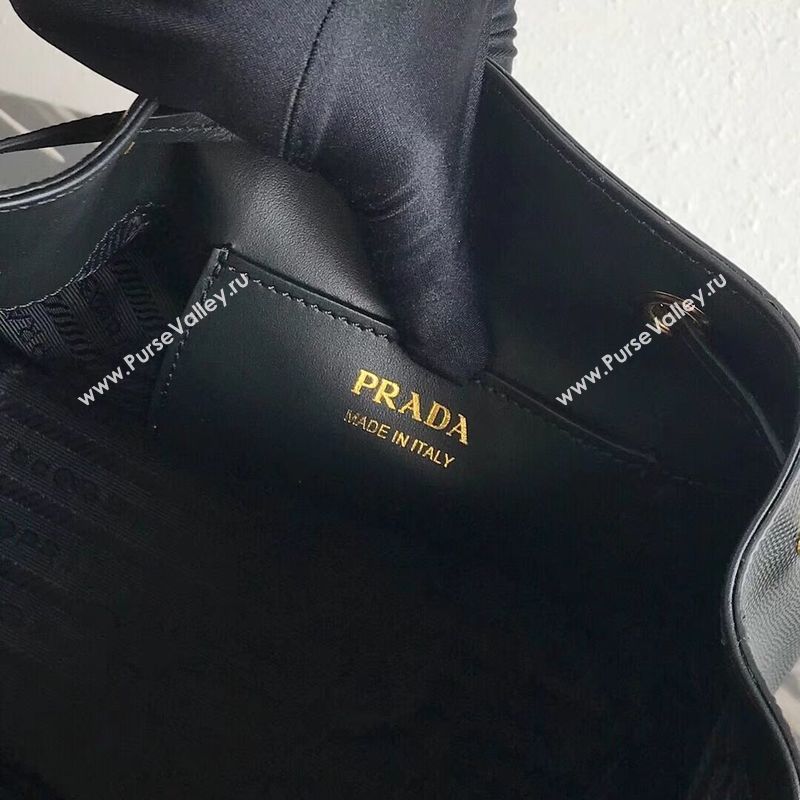 Prada Galleria Saffiano Leather Bag 1BE032 Black