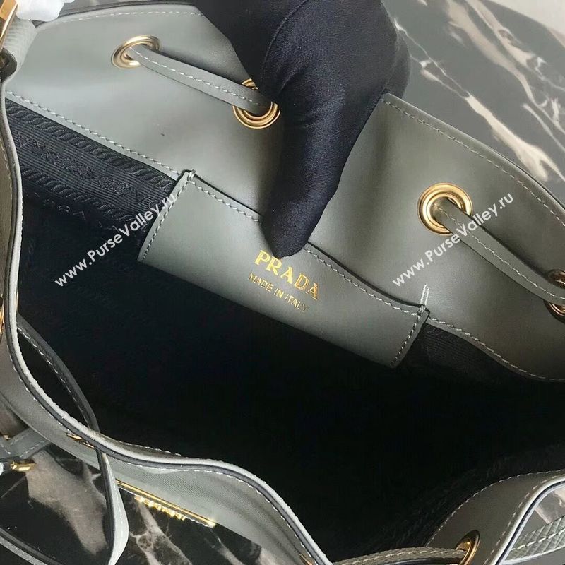 Prada Galleria Saffiano Leather Bag 1BE032 Gray