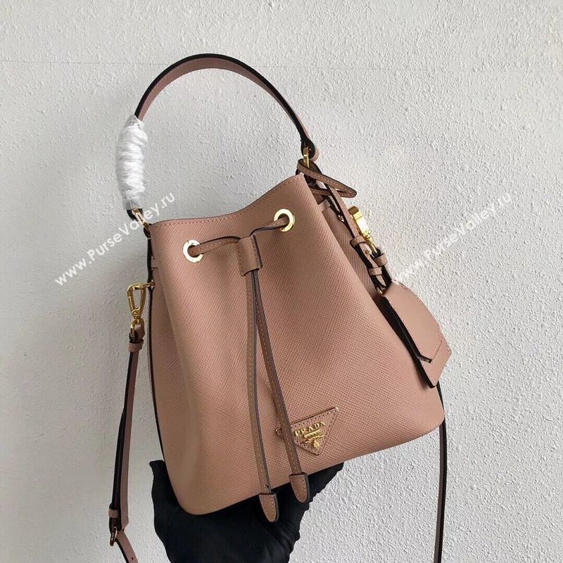 Prada Galleria Saffiano Leather Bag 1BE032 Nude