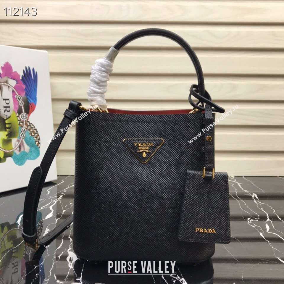 Prada Panier small Original Saffiano Bag 1BA217 Black