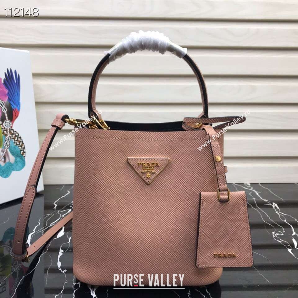 Prada Panier small Original Saffiano Bag 1BA217 Pink