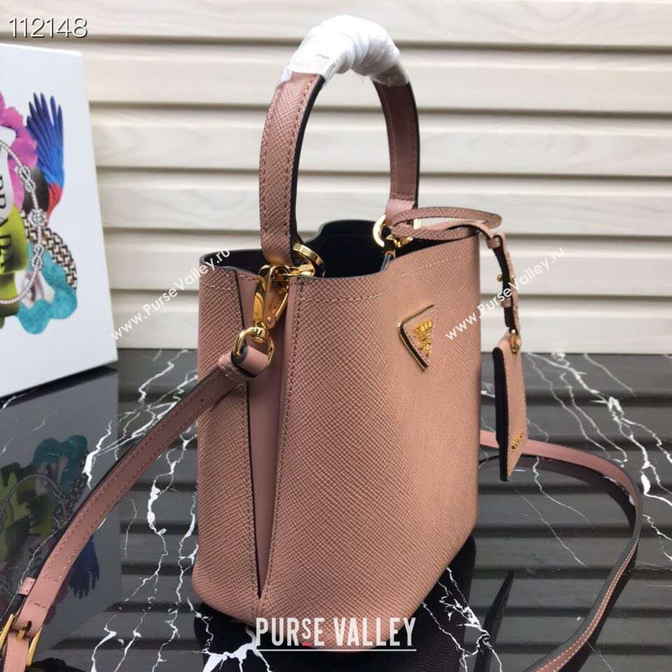 Prada Panier small Original Saffiano Bag 1BA217 Pink