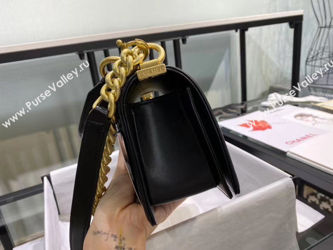 Small boy chanel handbag AS67085 black