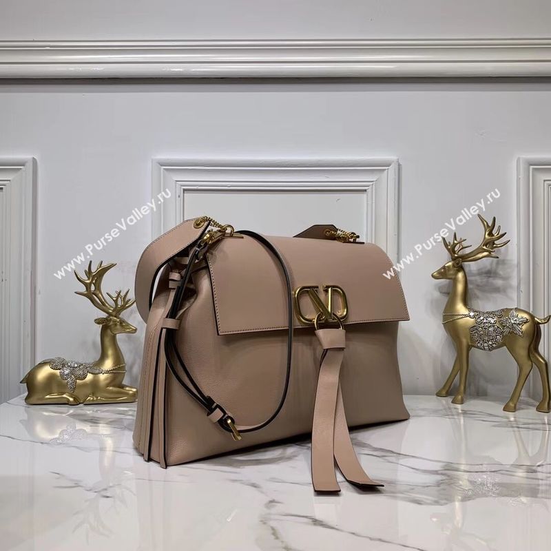 VALENTINO Origianl Leather Bag V0012 Nude