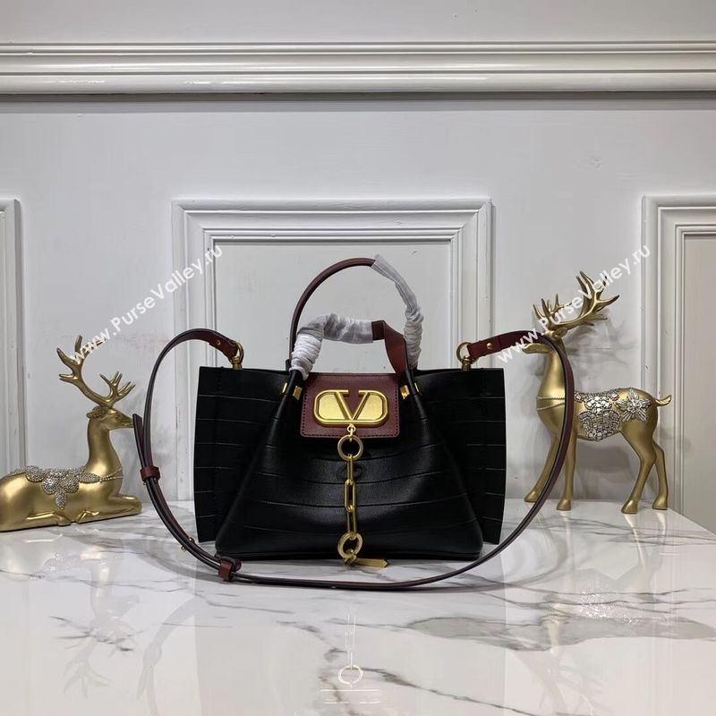 VALENTINO Origianl Leather Bag V0052H Black