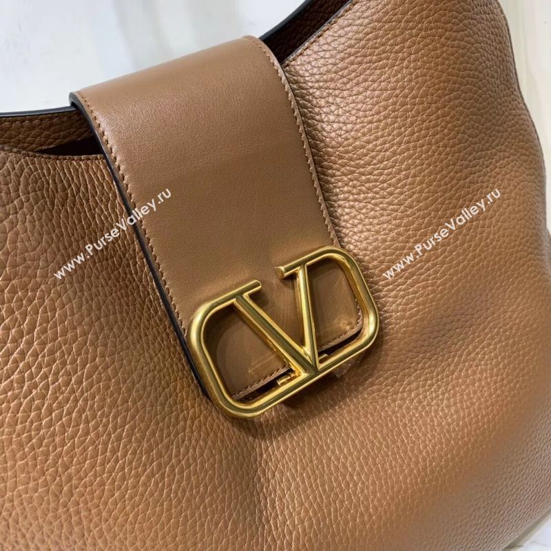 VALENTINO Origianl Palm Leather Bag V5002 Brown