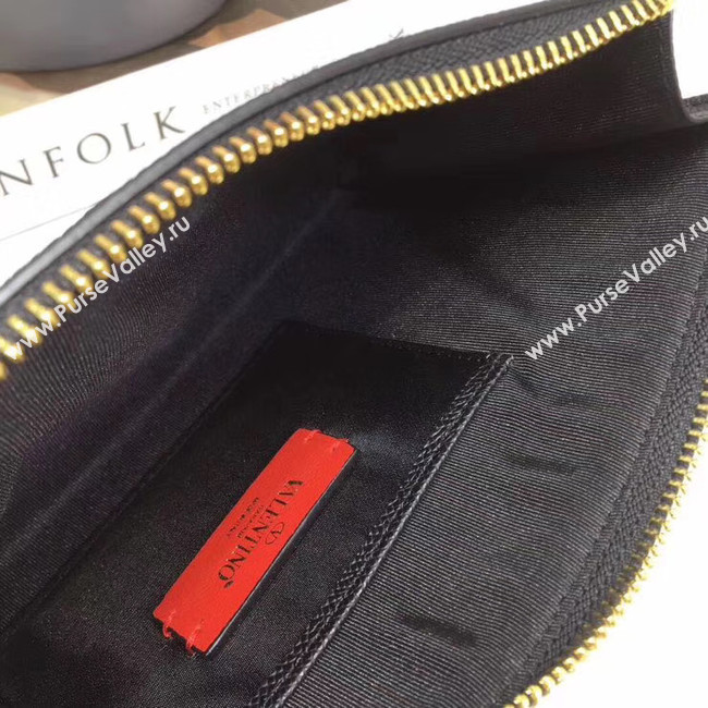 VALENTINO Origianl leather 060 Clutch bag black