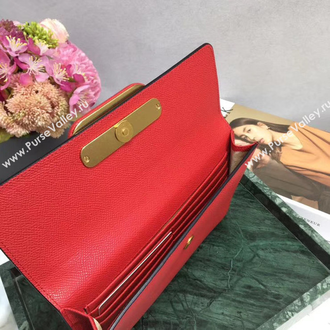 VALENTINO Origianl leather 065 Clutch bag red