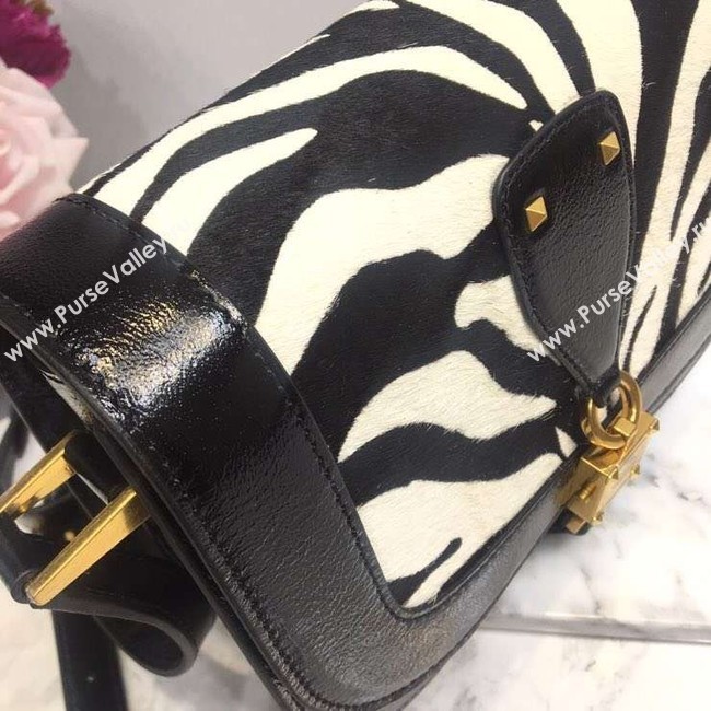 VALENTINO Origianl leather shoulder bag 0705 Horse hair