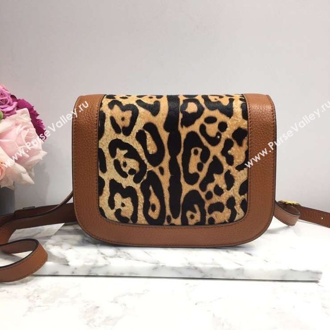 VALENTINO Origianl leather shoulder bag 0705 leopard