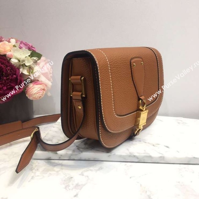 VALENTINO Origianl leather shoulder bag 0705 tan