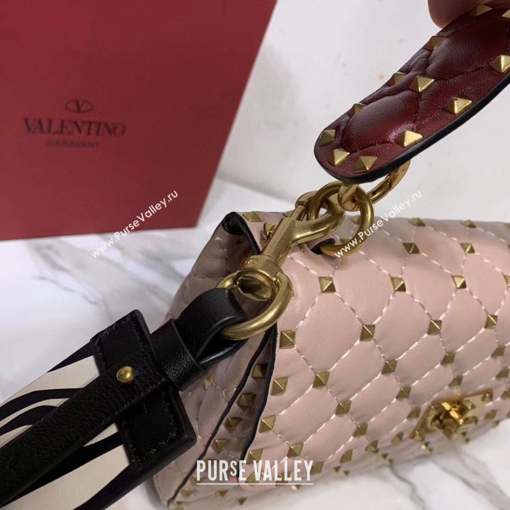 VALENTINO Origianl leather shoulder bag V0122H pink