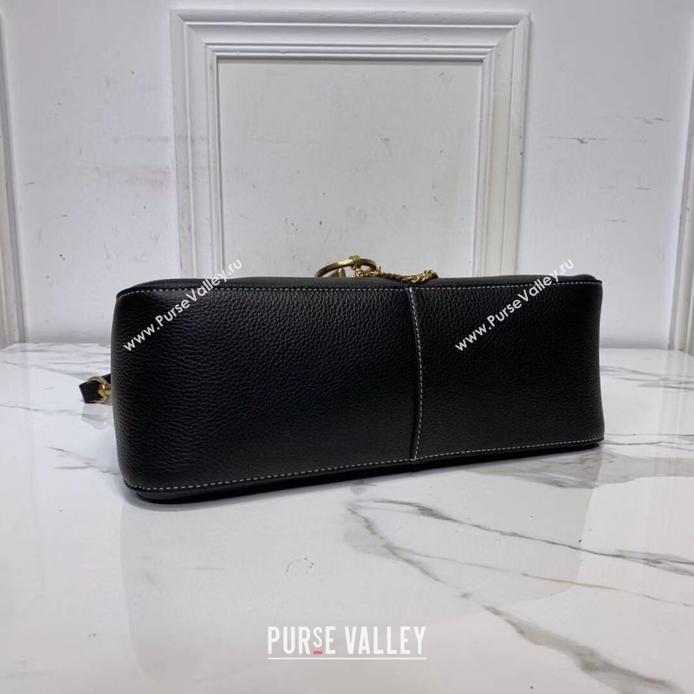 VALENTINO Origianl leather shoulder bag V0888 black