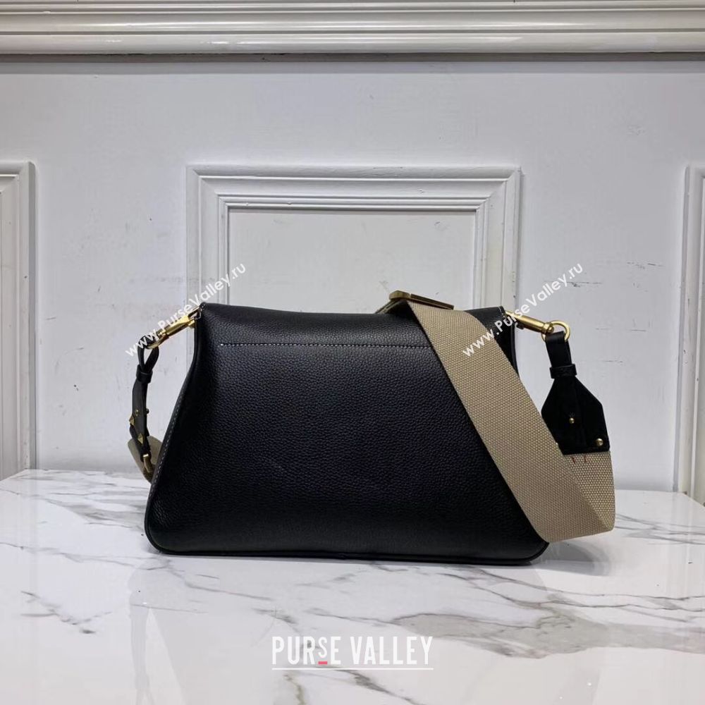 VALENTINO Origianl leather shoulder bag V0888 black