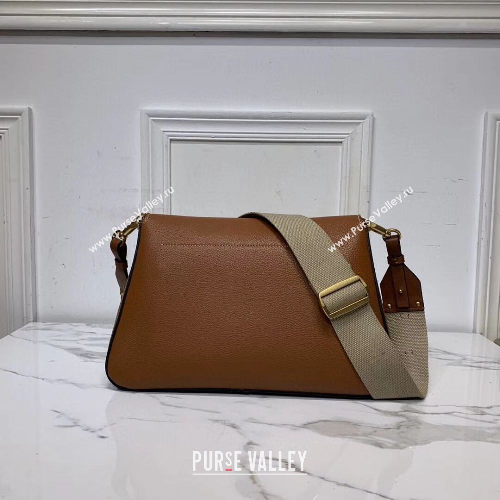 VALENTINO Origianl leather shoulder bag V0888 brown