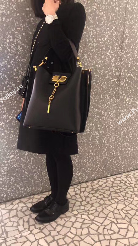 VALENTINO Origianl leather tote 2078 black