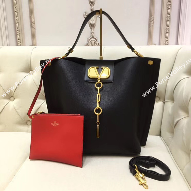 VALENTINO Origianl leather tote 2078 black