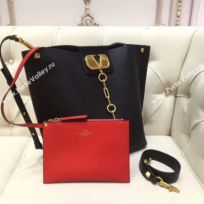 VALENTINO Origianl leather tote 2078 black